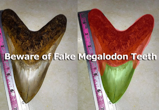Beware of fake megalodon teeth